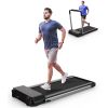 Under Desk Treadmill 2 in 1 Walking Machine, Portable, Folding, Electric, Motorized, Walking and Jogging Machine with Remote Control for Home and Offi