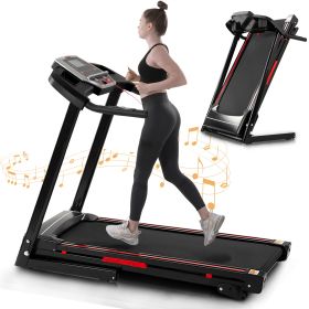 Folding Treadmills for Home - 3.5HP Portable Foldable with Incline, Electric Treadmill for Running Walking Jogging Exercise with 12 Preset Programs, I