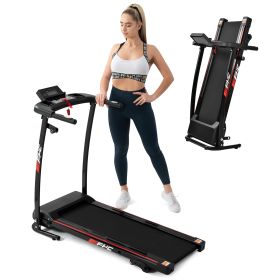 Folding Treadmill for Home Portable Electric Motorized Treadmill Running Exercise Machine Compact Treadmill for Home Gym Fitness Workout Jogging Walki