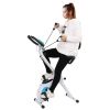 Home Folding Exercise Bike White