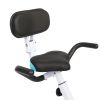 Home Folding Exercise Bike White