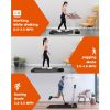 Under Desk Treadmill 2 in 1 Walking Machine, Portable, Folding, Electric, Motorized, Walking and Jogging Machine with Remote Control for Home and Offi