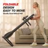 Folding Treadmill for Home Workout, Electric Walking Treadmill Machine 12 Preset or Adjustable Programs 250 LB Capacity(Mode GHN5381)