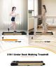 Under Desk Treadmills Walking Pad, 265LBS Capacity Portable Treadmill with Remote Control and LED Display Electric Running Machine for Home Office Exe