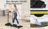 Treadmill-Walking Pad-Under Desk Treadmill 0.6-7.6MPH 2.5HP 2 in 1 Folding Treadmill-Treadmills for Home and Office