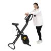 Home Folding Exercise Bike Black