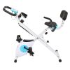 Home Folding Exercise Bike White