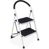 2 Step Ladder Folding Step Stool with Anti-Slip Pedal Steel Ladder for Household, Kitchen and Office