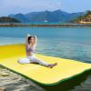 12 x 6 ft Floating Water Mat 3-Layer Float Portable Tear-Resistant Water Activities Mat for Pool, Lake, Oceans Outdoor Water Activities