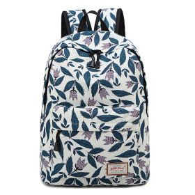 Fashion Printed Backpack Female Student (Option: Rose)