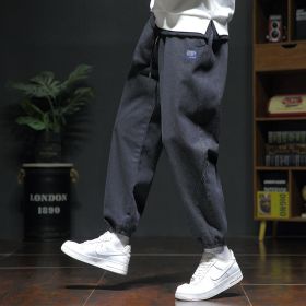 Summer Oversized Loose Fitting Jeans For Men (Option: Black-L)