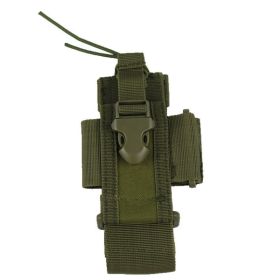 Outdoor Sports Tactical Walkie-talkie Multifunctional Waist Bag (Color: Green)