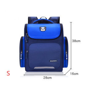 Primary Student School Bag (Option: Royal Blue-S)