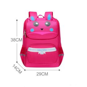 Children's Backpack For Relieving The Burden And Protecting The Spine (Option: Small Rose Red A)