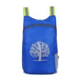 Children's folding backpack (Color: Blue)