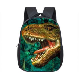 Cartoon Dinosaur Fashion Kindergarten Backpack (Option: 6)