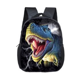 Cartoon Dinosaur Fashion Kindergarten Backpack (Option: 16)