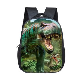 Cartoon Dinosaur Fashion Kindergarten Backpack (Option: 10)