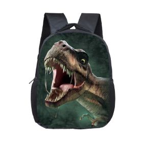 Cartoon Dinosaur Fashion Kindergarten Backpack (Option: 8)