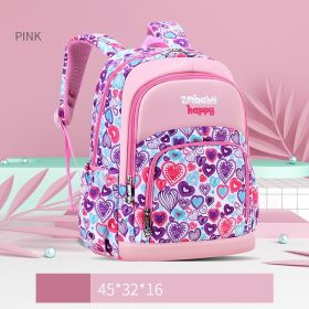 Sesame Baby Korean Elementary School Schoolbag (Option: Pink-L)