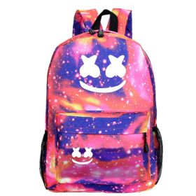 Dj Cotton Candy Backpack Hipster Custom Backpack Childrens School Bag Outdoor Travel Bag (Color: Red)