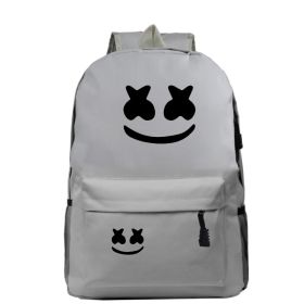 Dj Cotton Candy Backpack Hipster Custom Backpack Childrens School Bag Outdoor Travel Bag (Color: Grey)