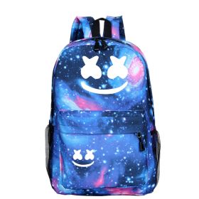 Dj Cotton Candy Backpack Hipster Custom Backpack Childrens School Bag Outdoor Travel Bag (Color: Blue)