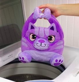 Animal Lunch Bag Portable Animal Lunch Bag Children Plush Lunch Bag With Rice Insulation Bag (Option: Purple-Onesize)