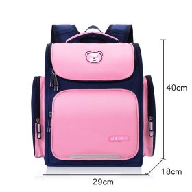 Children's schoolbag (Option: Pink-L)