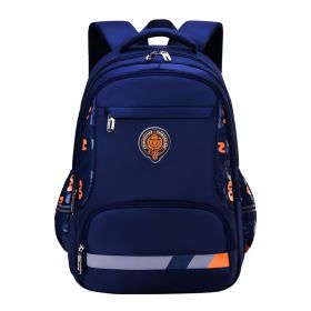 Wear-resistant and breathable children's school bag (Option: Royal Blue-Small)