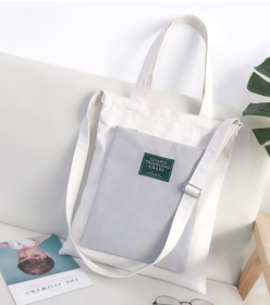 Casual student schoolbag (Color: White)