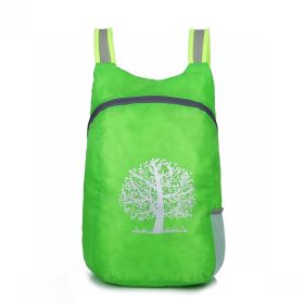 Children's folding backpack (Color: Green)