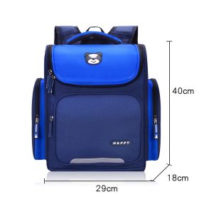 Children's schoolbag (Option: Royal Blue-L)