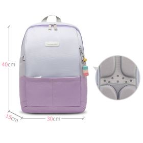 Elementary school backpack (Color: Purple)