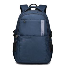 Leisure Large Capacity Student Classbag Backpack (Color: Blue)