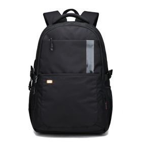 Leisure Large Capacity Student Classbag Backpack (Color: Black)