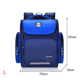 Primary Student School Bag (Option: Royal Blue-L)