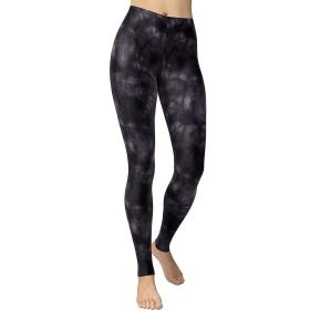 Fashing Running High Waist Women's Casual Pants Causal Leggings (Option: 5Printing-S)