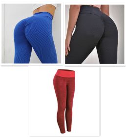 Plaid Leggings Fitness Yoga Pants Women's Seamless High Waist Leggings Breathable Gym (Option: Set1-XL)