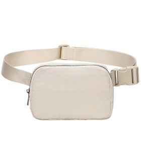 Belt Waist Bag Crossbody Fanny Packs For Women Shoulder Crossbody Chest Bag (Color: Khaki)