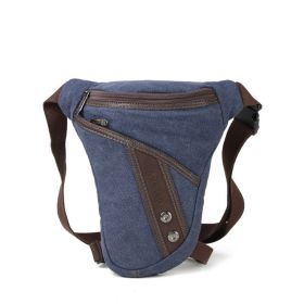 Personalized Fashion One-shoulder Messenger Men's Bag (Color: Dark Blue)