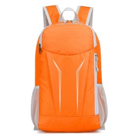 Backpack Folding Travel Bag Anti-splash Riding Bag (Color: Orange)