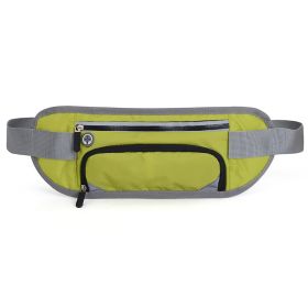 Running Waist Belt Bag Marathon With Water Bottle For 4.8-6.6 Inch Phone Sports Trail Running Bag Men Women Fanny Pack (Color: Green)