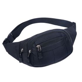 Cycling Running Sports Waist Bag (Color: Black)