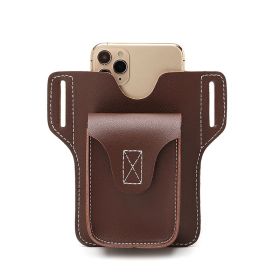 Outdoor Multi-functional Mobile Phone Storage Bag (Color: Coffee)