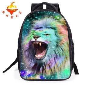 Children's cartoon schoolbag 1-3-6 grade burden on the load of tigers (Option: The lion)