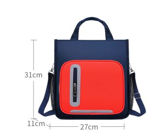 Boys And Girls Space Bag Backpack Lightweight Children's School Bag (Option: Red-Tuition bag)