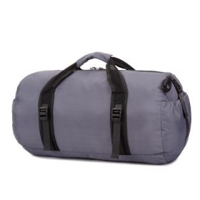 Fashion Outdoor Folding Travel Sports Bag (Color: Grey)