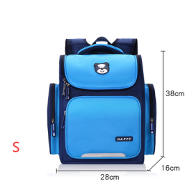 Primary Student School Bag (Option: Sky Blue-S)