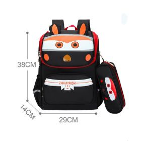 Children's Backpack For Relieving The Burden And Protecting The Spine (Option: Small Black B)